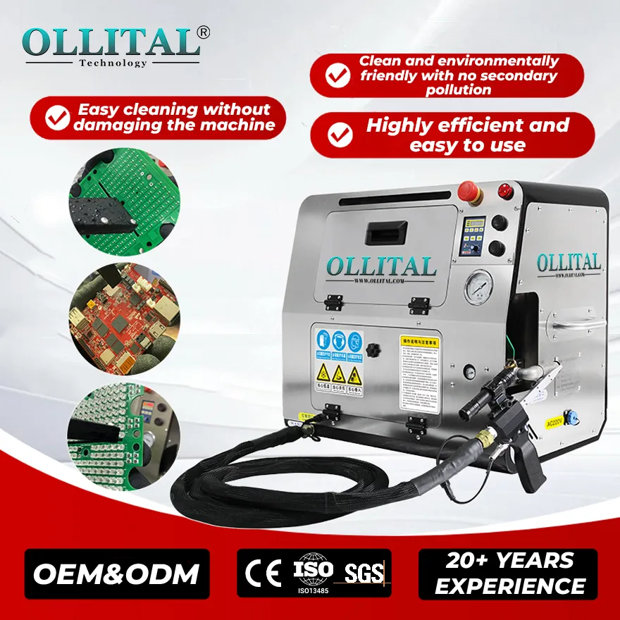 T6 PCB Precision Components Dry Ice Blasting Machine
